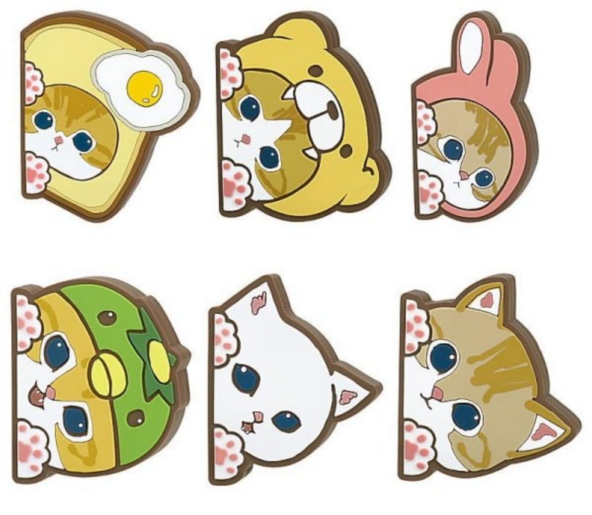歯ちゃん　ラバーマグネット　Ado ガチャ Adoガチャ 歯ちゃん ラバーマグネット デコバッジ 3点セット