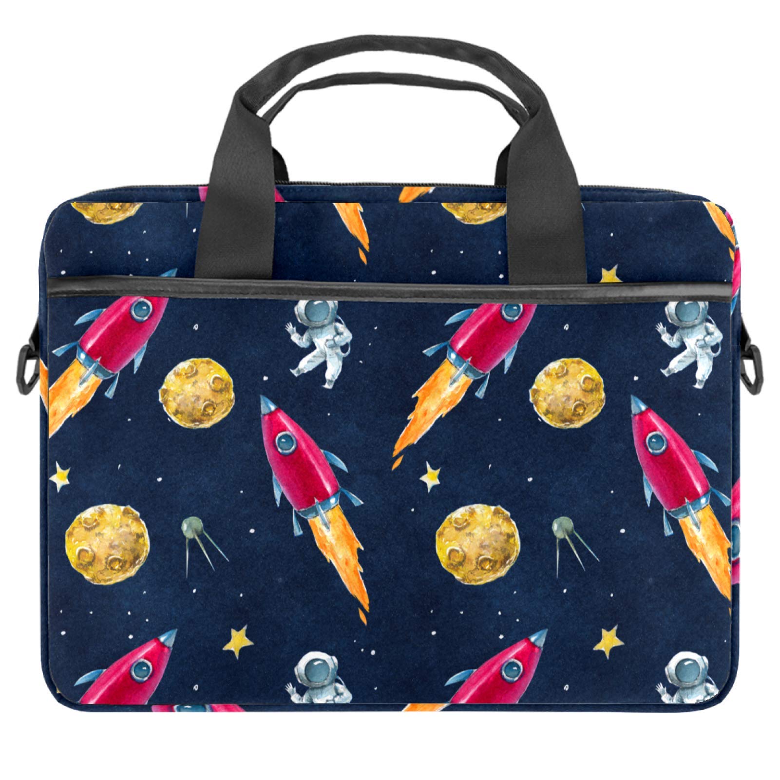 Outer Space Rockets bolso acolchado para proteger portátil de caídas 7