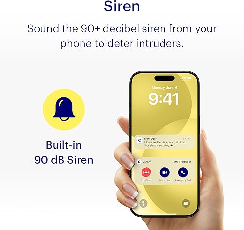Miniatura 3 de Cámara de seguridad Canary View para interiores 1080p HD con lente gran angular | Monitoreo de alerta activado por movimiento. Alexa, iOS, Android