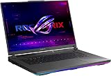 ASUS ROG Strix G16 G614FM Ordinateur portable | 16" WUXGA 165 Hz/3ms 16:9 IPS Display | AMD Ryzen 9 9955HX | 16 Go de RAM | SSD 1 To | NVIDIA RTX 5060 | Win11 Home | QWERTZ | Eclipse Grey | 3 mois - 3