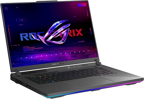 ASUS ROG Strix G16 G614FM Ordinateur portable | 16" WUXGA 165 Hz/3ms 16:9 IPS Display | AMD Ryzen 9 9955HX | 16 Go de RAM | SSD 1 To | NVIDIA RTX 5060 | Win11 Home | QWERTZ | Eclipse Grey | 3 mois - 3
