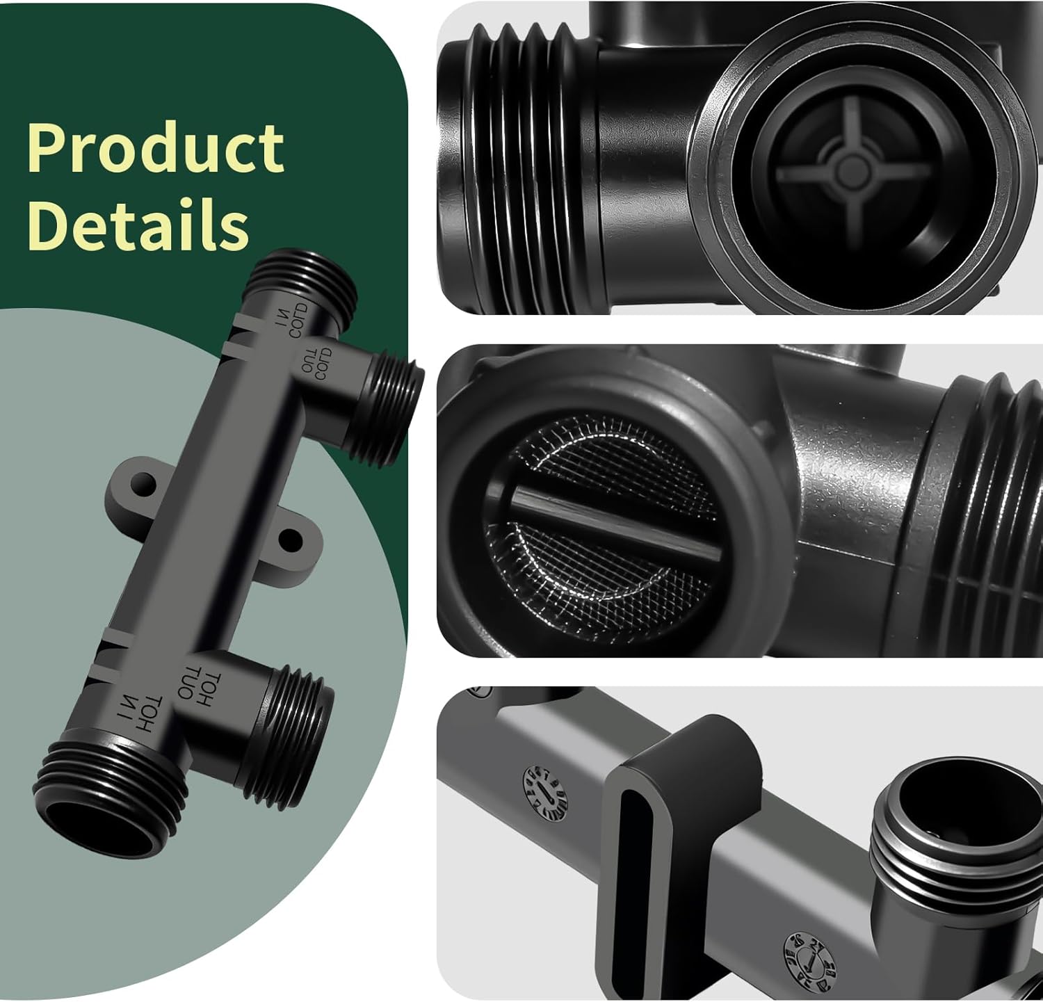 Sensor Valve 595926 Compatible with Watts & Grundfos UP Series Hot Water Recirculating Pumps,Replaces 367010, 595926, 500800, 500805