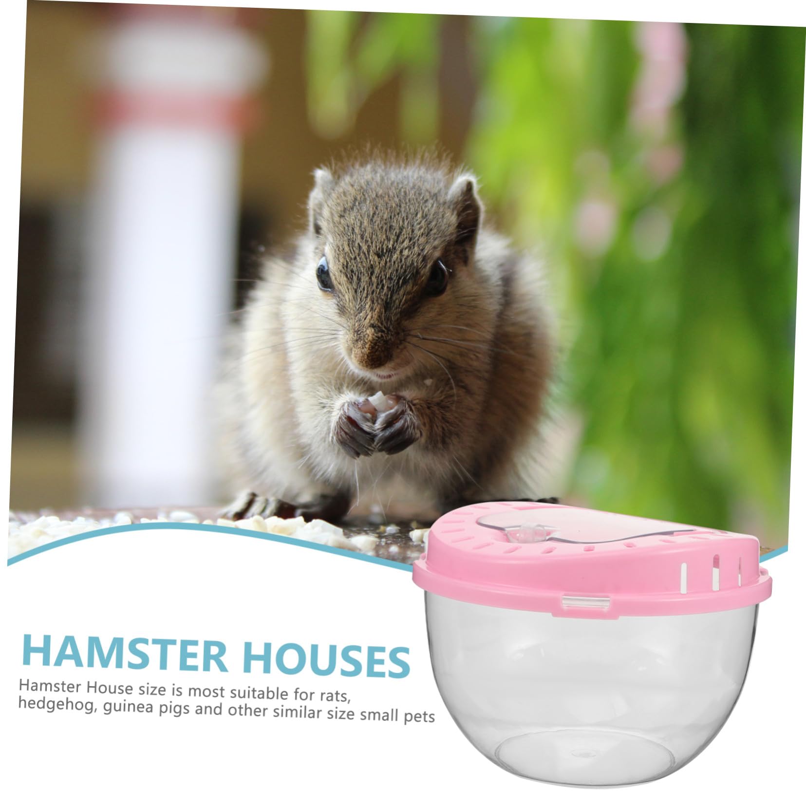 Reise Hamsterkäfig Tragbar Kunststoff Kleines Kleintier Transportbox Mit Lüftung Für Hamster Igel Kaninchen Reisen Spaziergänge
