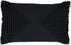 SARO LIFESTYLE Textured Woven Diamond Poly Filled Throw Pillow