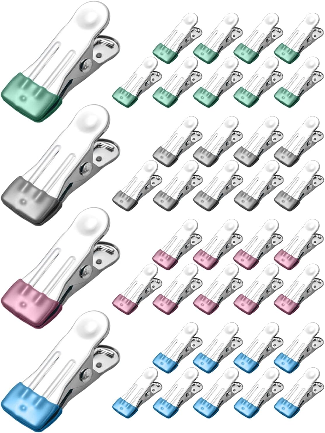 40 Pcs Clothes Pegs for Washing Line Stainless Steel