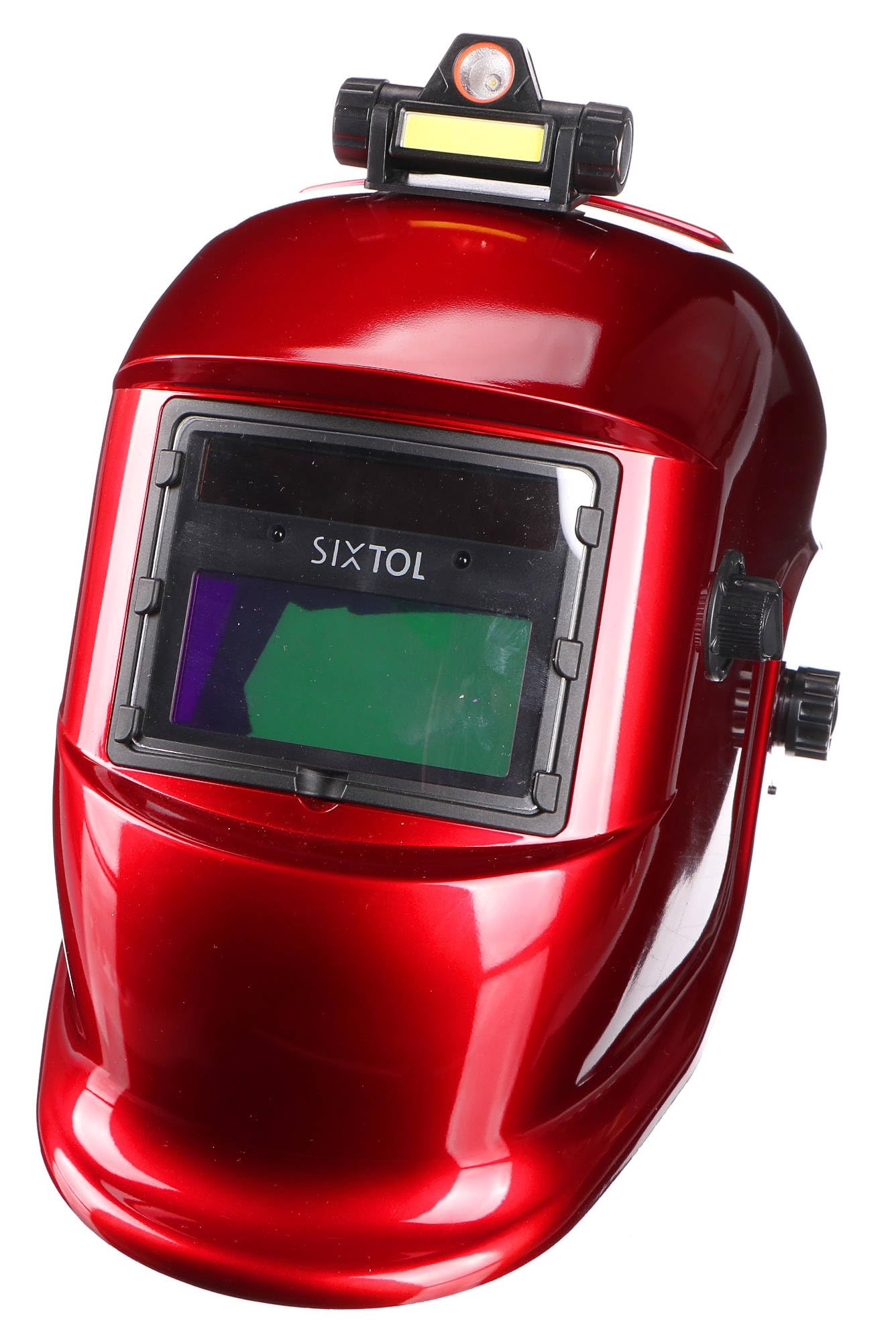 WELDING LAMP | Dodatkowa lampa LED do przyłbicy spawalniczej | Światło LED + COB | 2 tryby świecenia | USB ładowanie