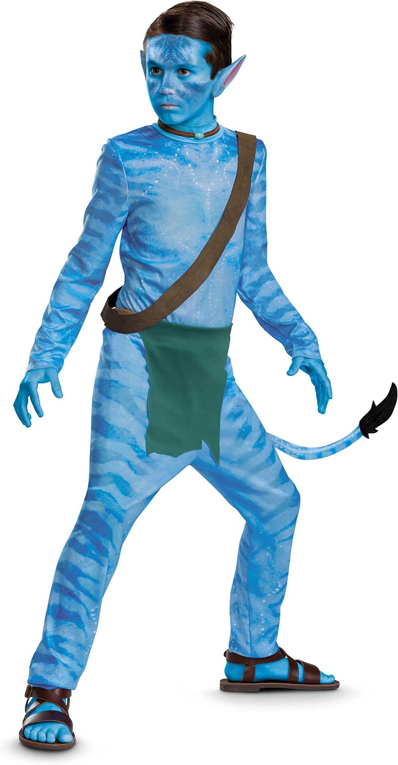Jake Costume for Kids, Official Disney Avatar Way of the Water Kids Costume Reef Look