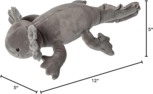 Miniatura 4 de Mary Meyer Axolotl - Juguete suave de peluche, 12 pulgadas, Otto gris