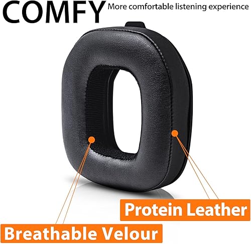 Vista 4 de Almohadillas para oídos A40 TR, almohadillas de repuesto compatibles con Astro A40 tr Headset I A40 TR Mod Kit/A40 Accesorios/diadema/espuma