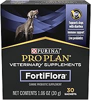 Vista 12 de Purina Pro Plan - Suplementos veterinarios Fortiflora Probióticos para perros, tabletas masticables para salud digestiva intestinal y diarrea