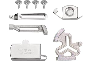 HARFINGTON 9-Piece Magnetic Plum Blossom Seam Guide