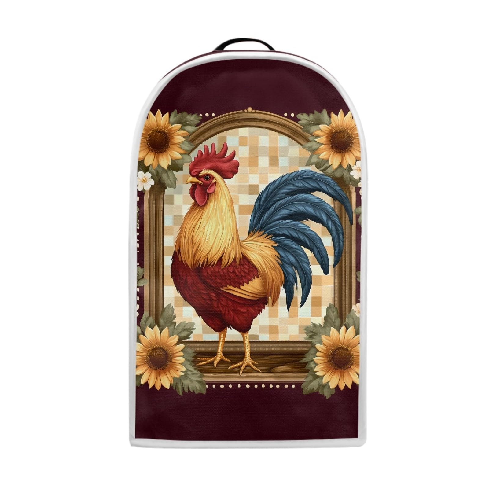 Psesaysky Sunflower Rooster Blender Cover Fingerprint-Proof Dust-Proof Protection For Appliances Kitchen Appliance Case Fit For Most Standard Blenders Waterproof Fabric on Fridge.com - View 2