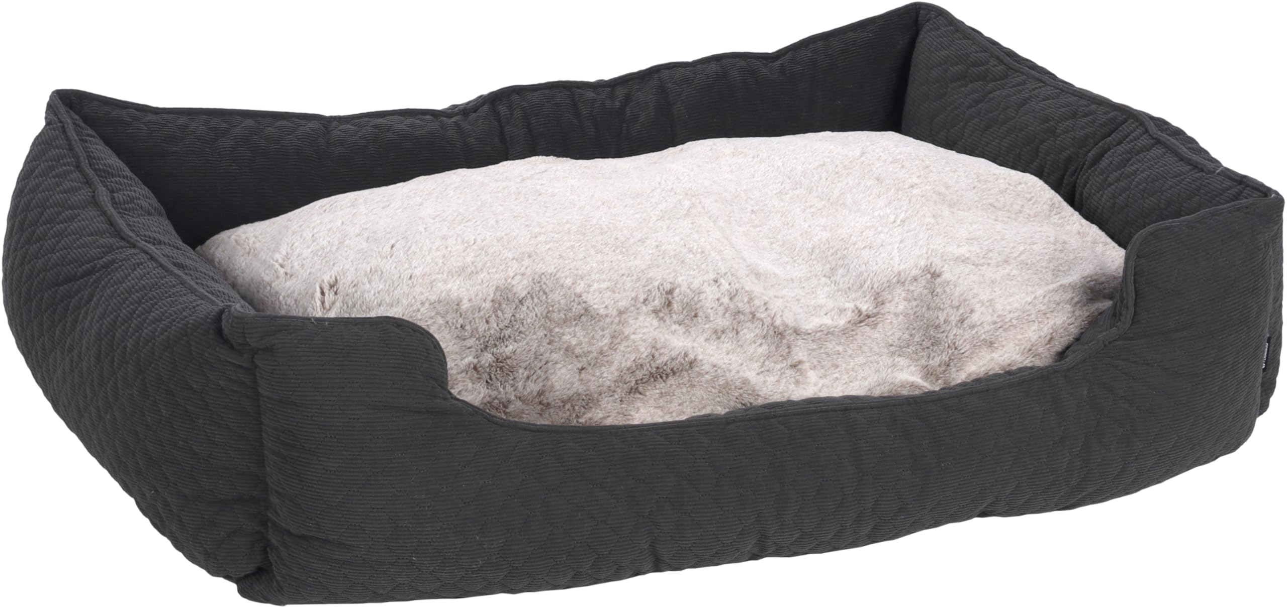 Basket Fahra Rectangle Dark grey 100x80x25cm