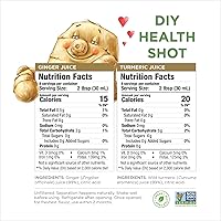 Vista 2 de The Ginger People Juego de jugo de jengibre y cúrcuma Digestión + antiinflamatorio 8 onzas líquidas (paquete de 2)