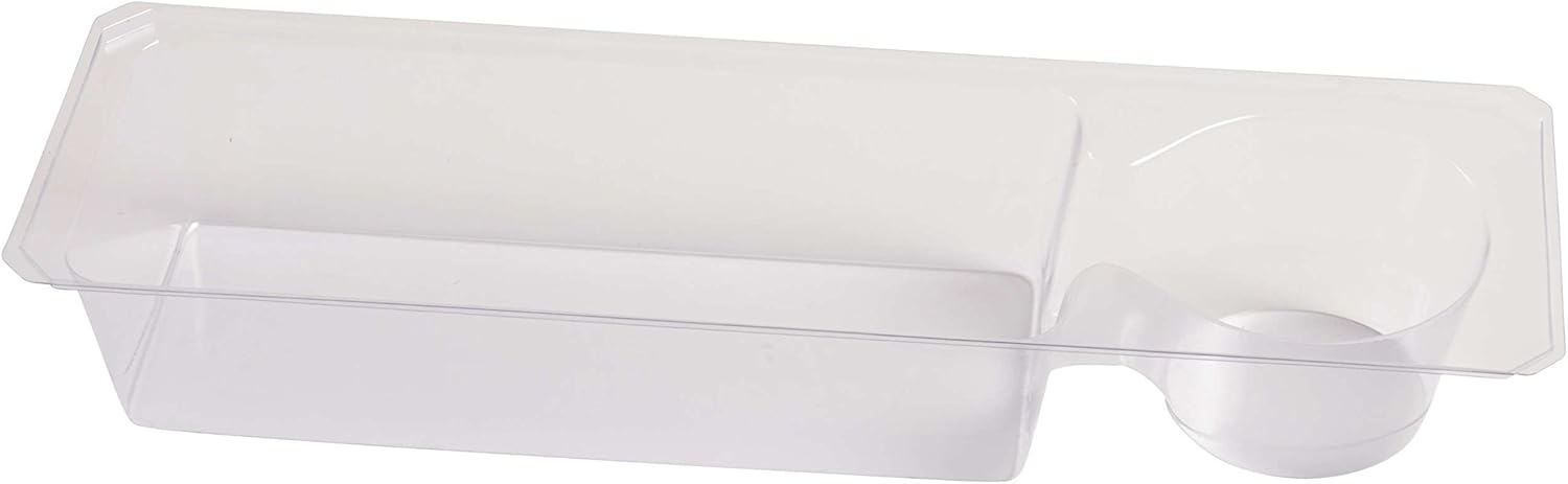 HealthSmart Walker Storage Basket Insert with Cup Holder, Clear, 15 x 4.5 x 2.5, Walker Accessories Basket Removable Insert : Everything Else