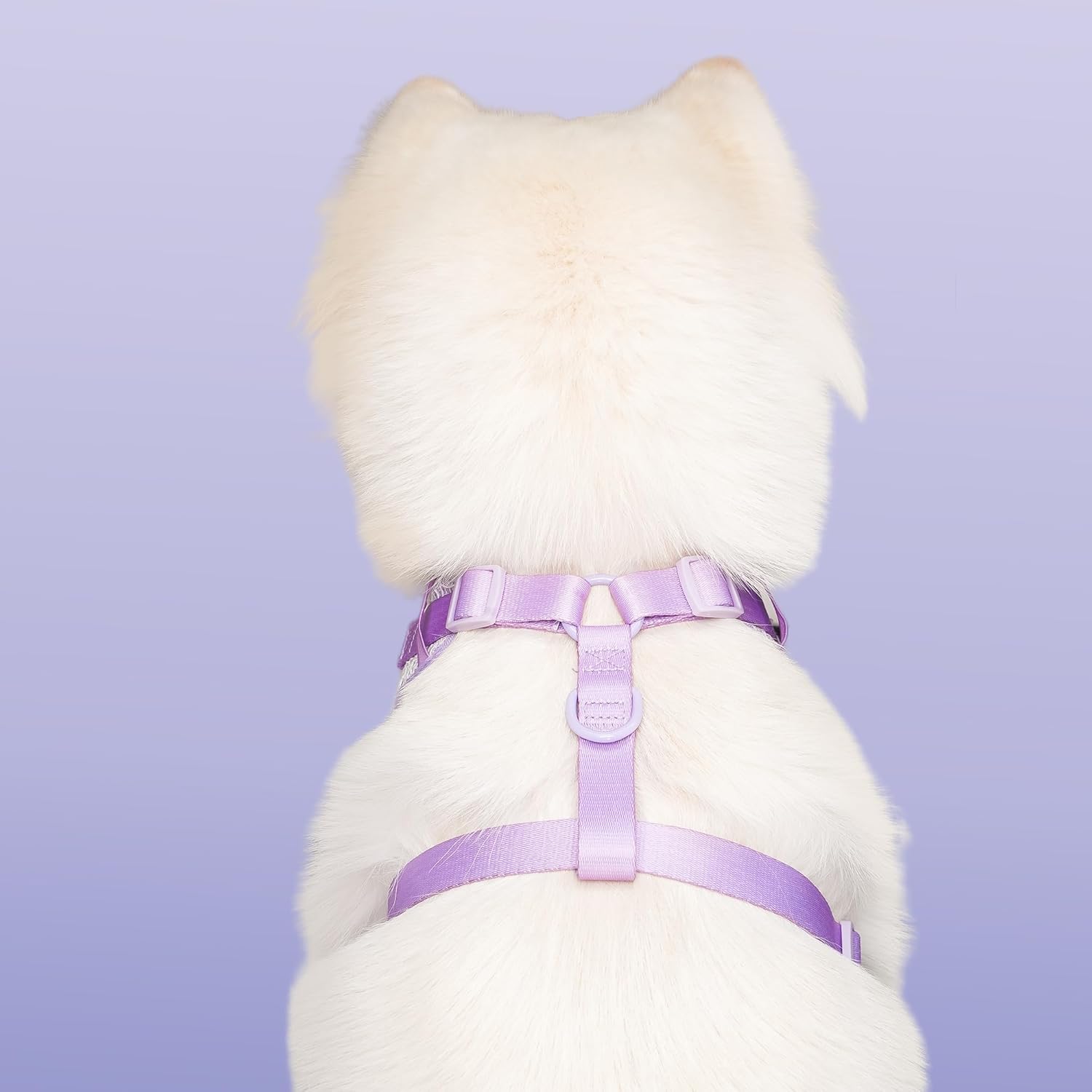 No Pull Dog Vest Harness for Small&Medium Dogs, Side Clip Adjustable Pet Vest, Soft Breathable, Fashion Dog Harnesses for Walking, Running, Shopping (Purple, S)