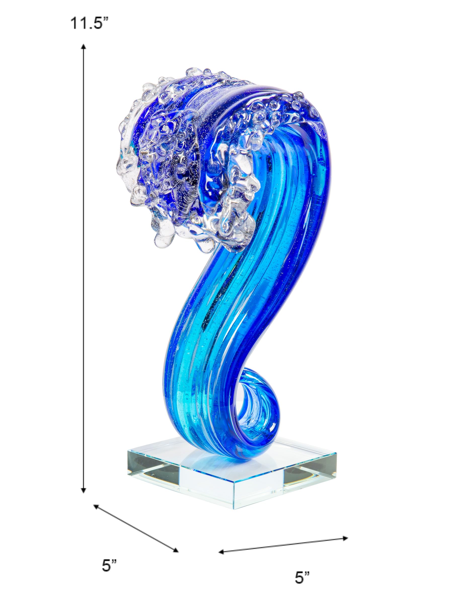 Amazon.com: Dale Tiffany AS15206 Pacific Wave Handcrafted Art