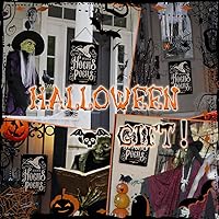 Vista 6 de Hocus Pocus - Letrero de metal para decoración de Halloween, letrero de hocus pocus bruja, 8 x 12 pulgadas, letrero de hocus pocus para decoración