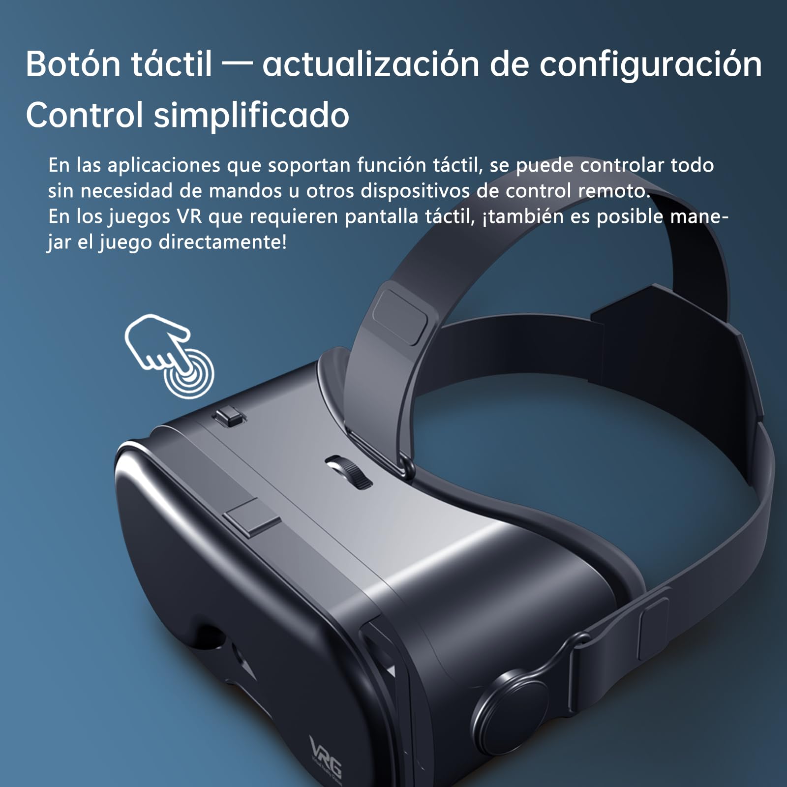 Occhiali VR per cellulare con telecomando, occhiali per realtà virtuale 3D regolabili (miopia 0-700°) e protezione facciale anti-luce blu, compatibile con Android/iOS (5-7"), regalo ideale per bambini