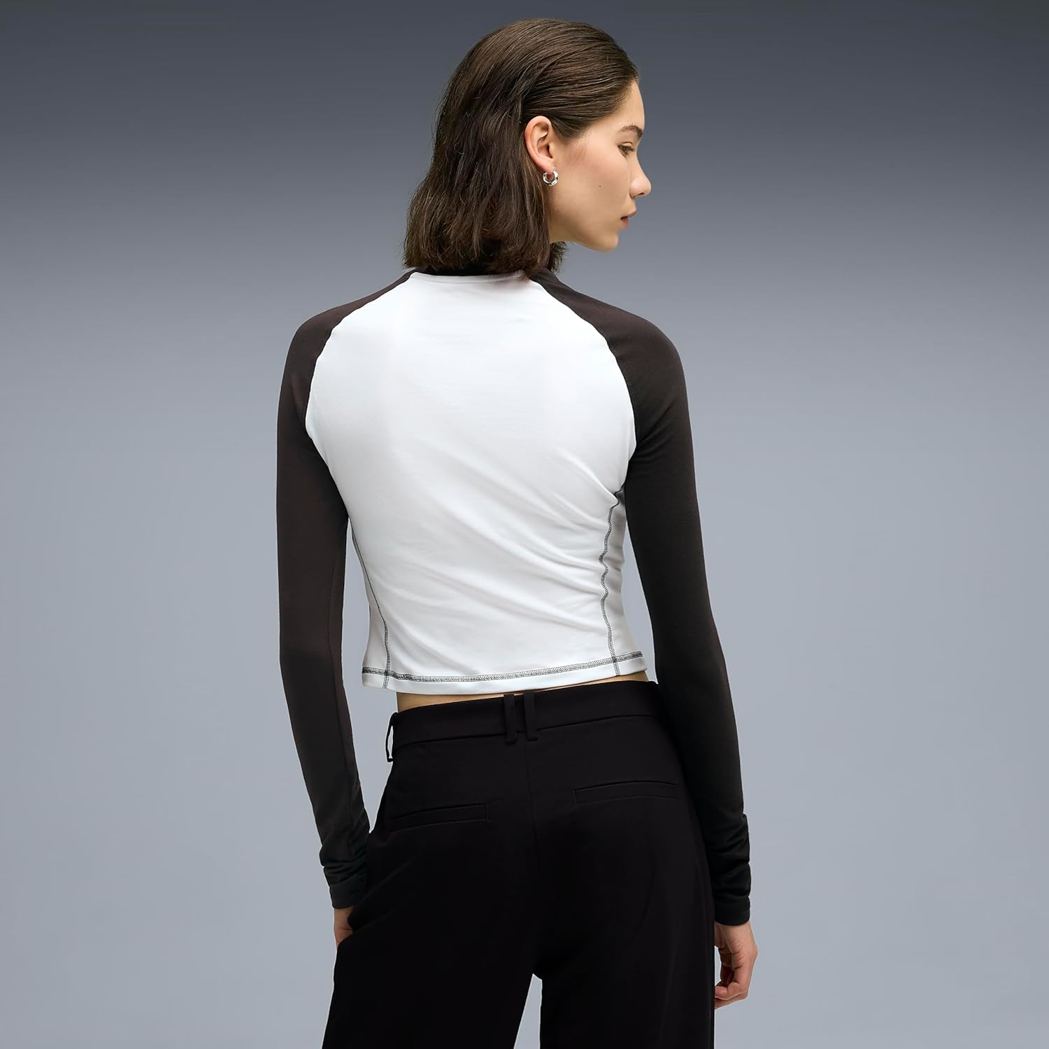 PUMA Women's Standard BMW M Motorsport Babydoll Long Sleeve T-Shirt, White AH25 - Image 3