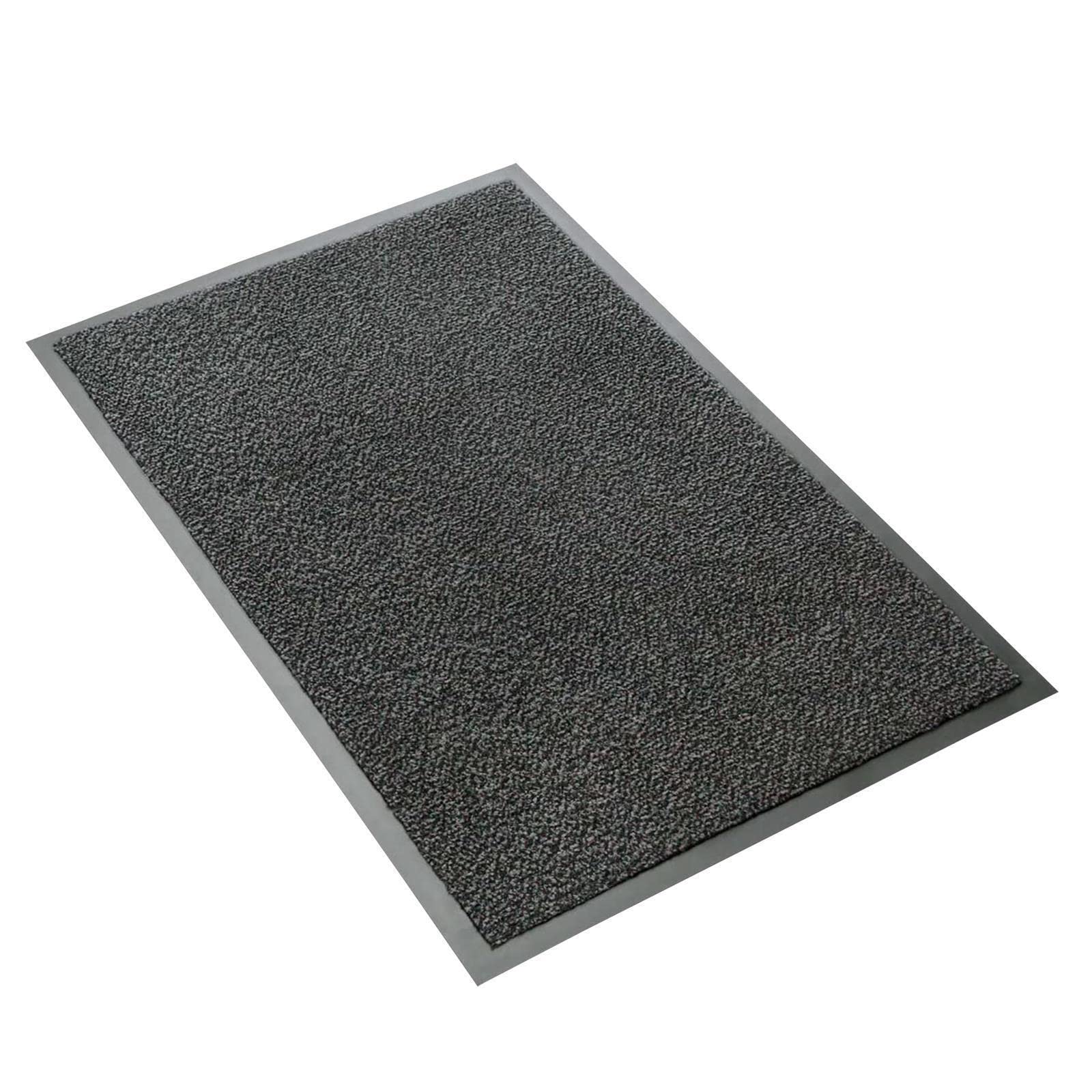 Kettelservice-Metzker® Schmutzfangmatte | Sauberlaufmatte | versch.Farben & Größen | grau-schwarz meliert 120 x 180 cm