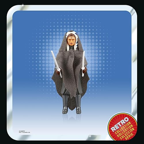 Miniatura 6 de STAR WARS Retro Collection Ahsoka Tano, Ahsoka - Figuras de acción coleccionables de 3.75 pulgadas, a partir de 4 años