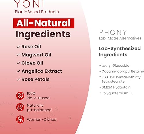 Miniatura 6 de Aceite femenino Yoni Oil (1 onza) elimina el olor, el apoyo menstrual, restaura el equilibrio del PH, ayuda y alivia la picazón y el ardor, mezcla