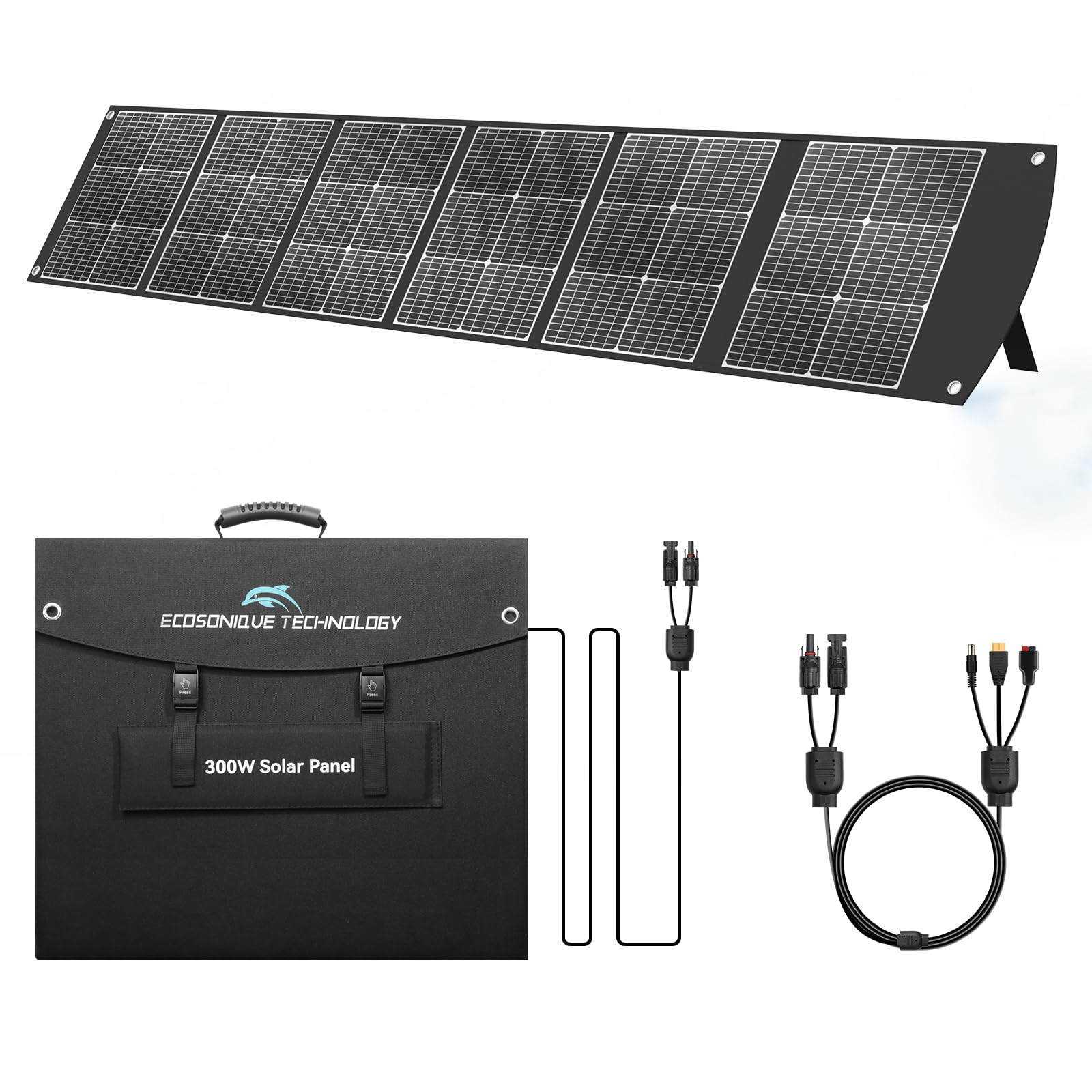 Amazon.com : Ecosonique 300W Portable Solar Panel for Most Power
