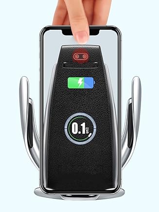 QINGK Clip m?gico Soporte para tel?fono para Coche Cargador inal?mbrico para Coche Cargador de Coche de navegaci?n por inducci?n autom?tico Inteligente QINGK Clip m?gico Soporte para tel?fono para Coche Cargador inal?mbrico para Coche Cargador de Coche de navegaci?n por inducci?n autom?tico Inteligente