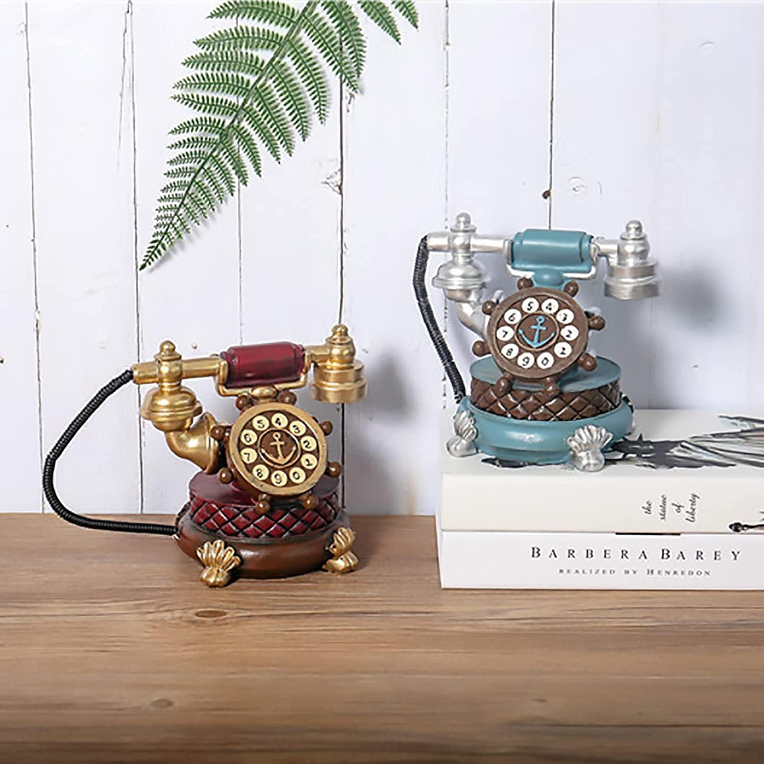 Telephone, Fixed Digital Vintage Telephone Classic European Retro Landline Telephone Ringtone Bar Window Decorative