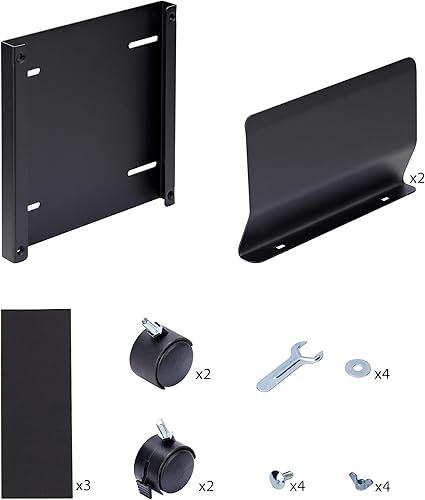 Miniatura 10 de StarTech.com Carrito de torre de computadora, carrito móvil rodante de CPU sobre ruedas, carga máxima de 46.3 lb21 kg, montaje de caja de escritorio