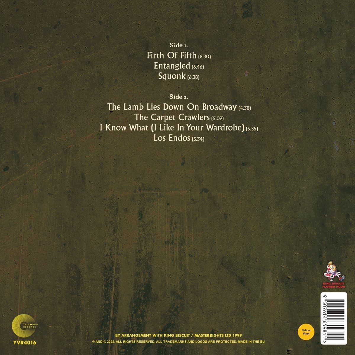 Genesis - For Rhyme And Reason - Limited Color Edition