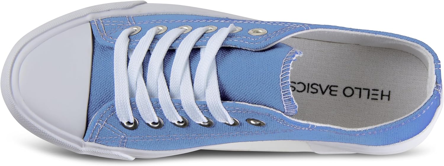 Canvas Shoes for Women Casual Low Top Sneakers Fashion Womens Tennis Shoes for Everyday Wear - Image 7