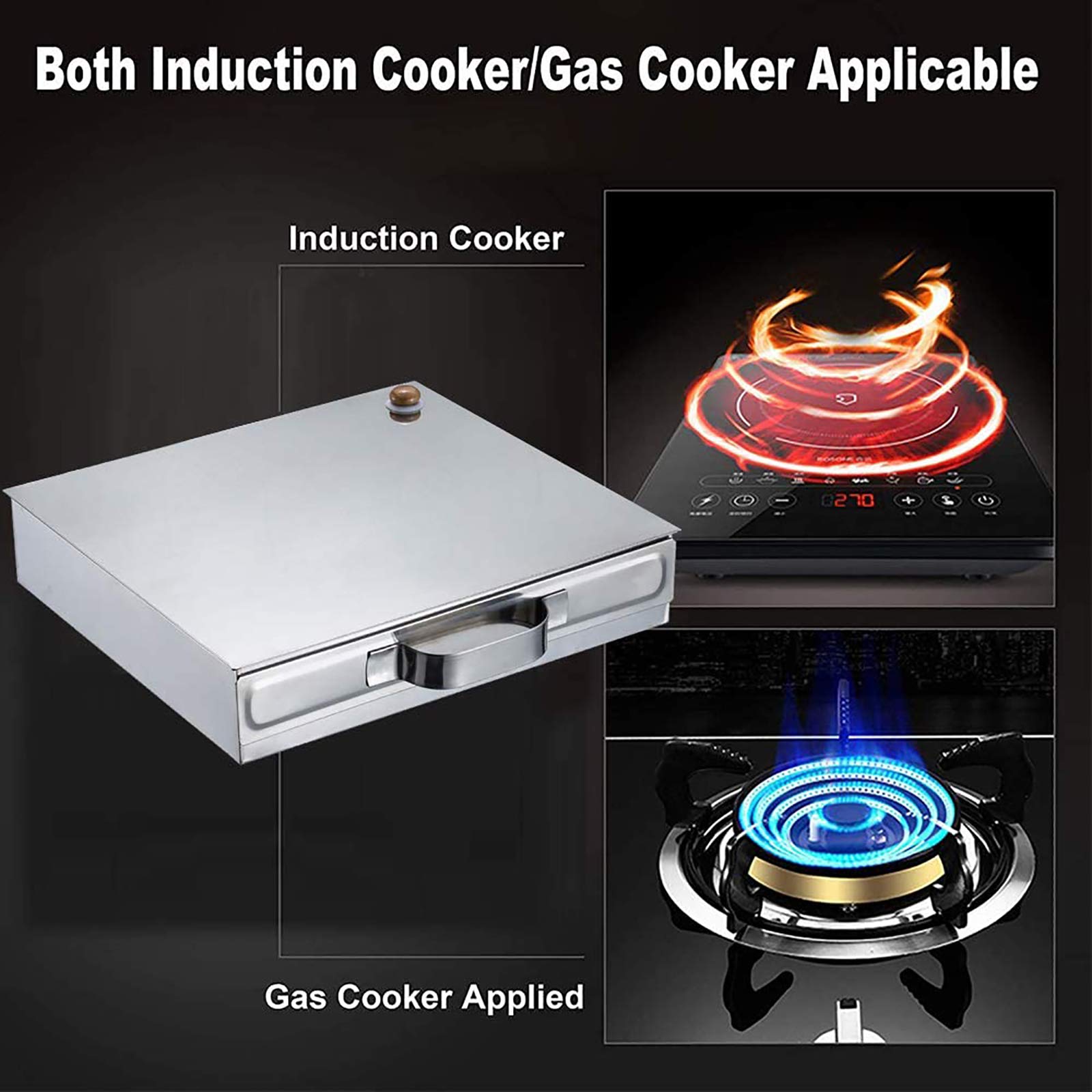 Máquina para Hacer Rollos de Fideos de arroz al Vapor, máquina Changfen: máquina para Hacer Rollos de Fideos de arroz al Vapor con Bandeja Adicional, Acero Inoxidable de Grado alimenticio 30