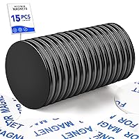 Vista 39 de LOVIMAG Imanes de disco de neodimio superfuertes, potente imán de tierras raras con adhesivo de doble cara para nevera, bricolaje, construcción