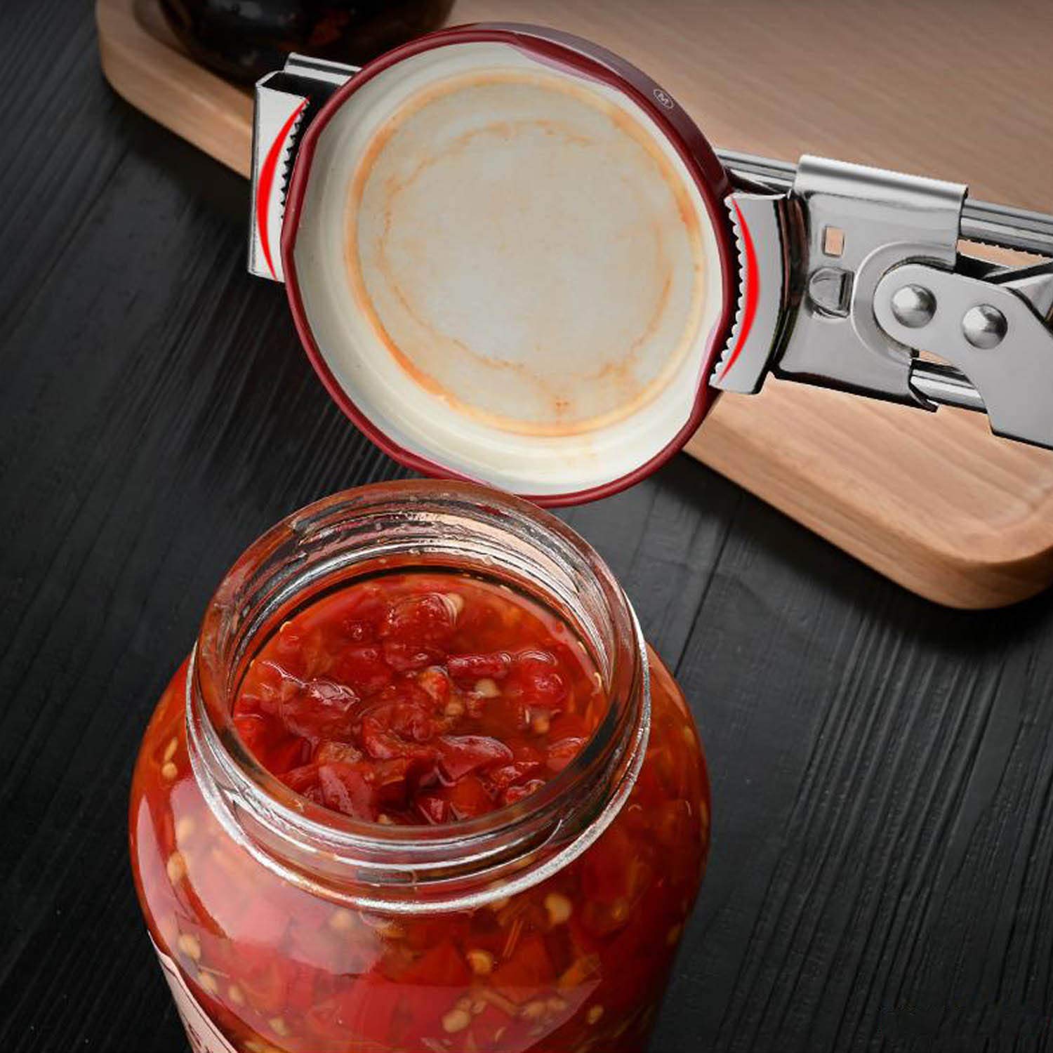 SUOXU Apriscatole Manuale in Acciaio Inossidabile, Multifunzione Professionale per Lattine da Cucina