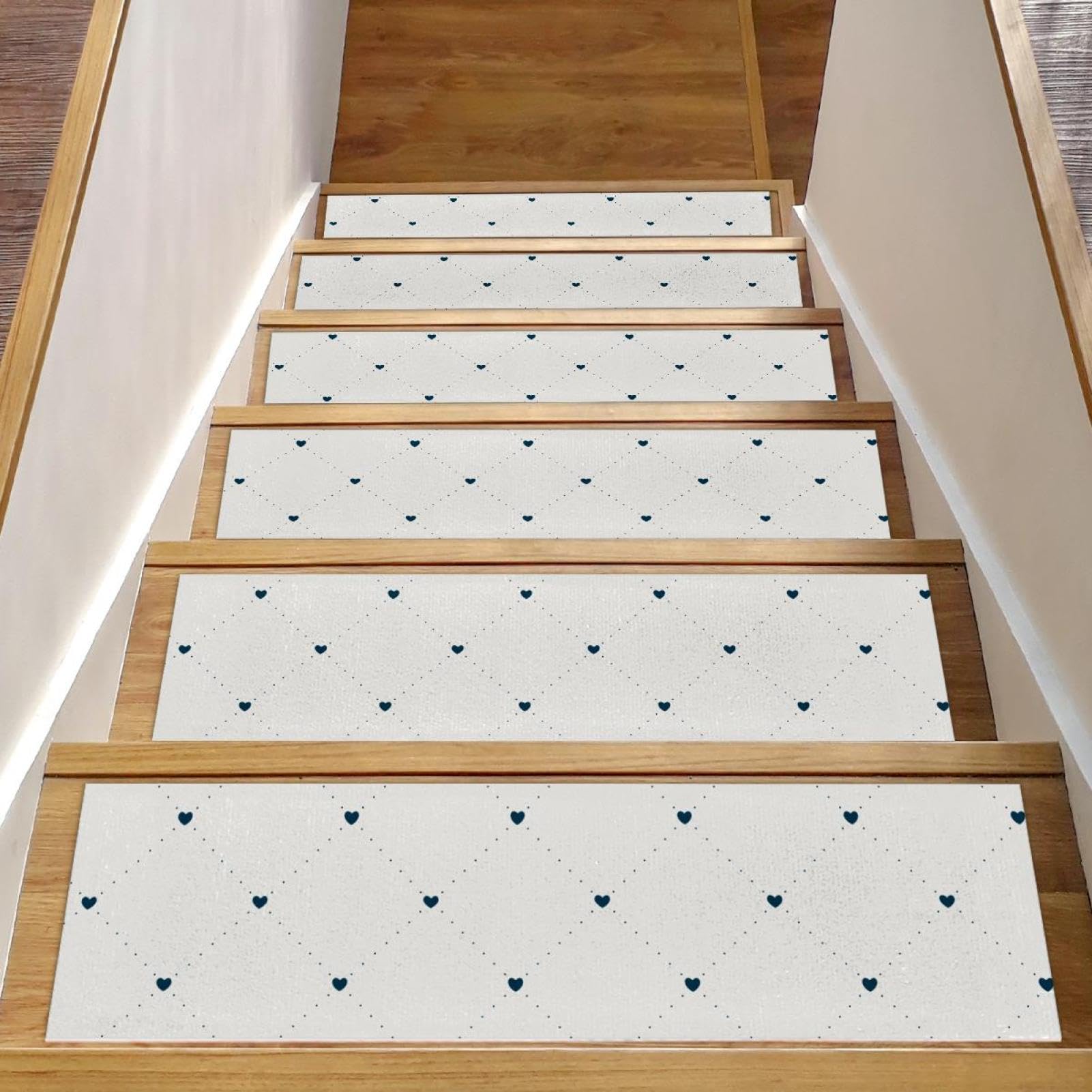 Peldaños de escalera antideslizantes y alfombras interiores protectoras para niños