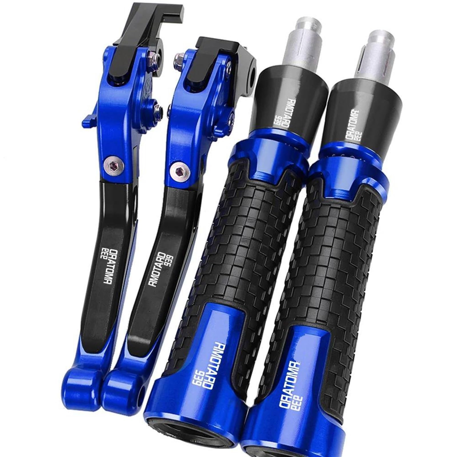 VTAIEX Motorbike Accessories Motorcycle for Ducati for HYPERMOTARD939 for Hypermotard 939 2018 Brake Clutch Levers Handle Handlebar Grips Acessories(Blue)