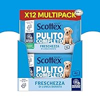 Scottex Pulito Completo Carta Igienica Umidificata, Biodegradabile