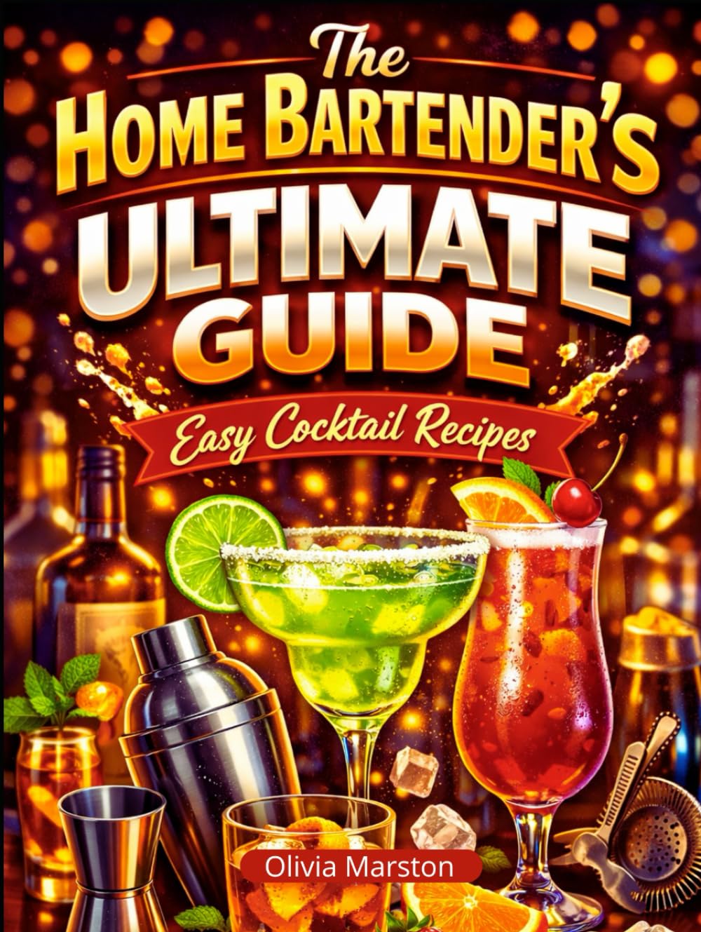 The Home Bartender’s Ultimate Guide: Easy Cocktail Recipes with 4 Ingredients or Less for Beginners & Home Mixologists