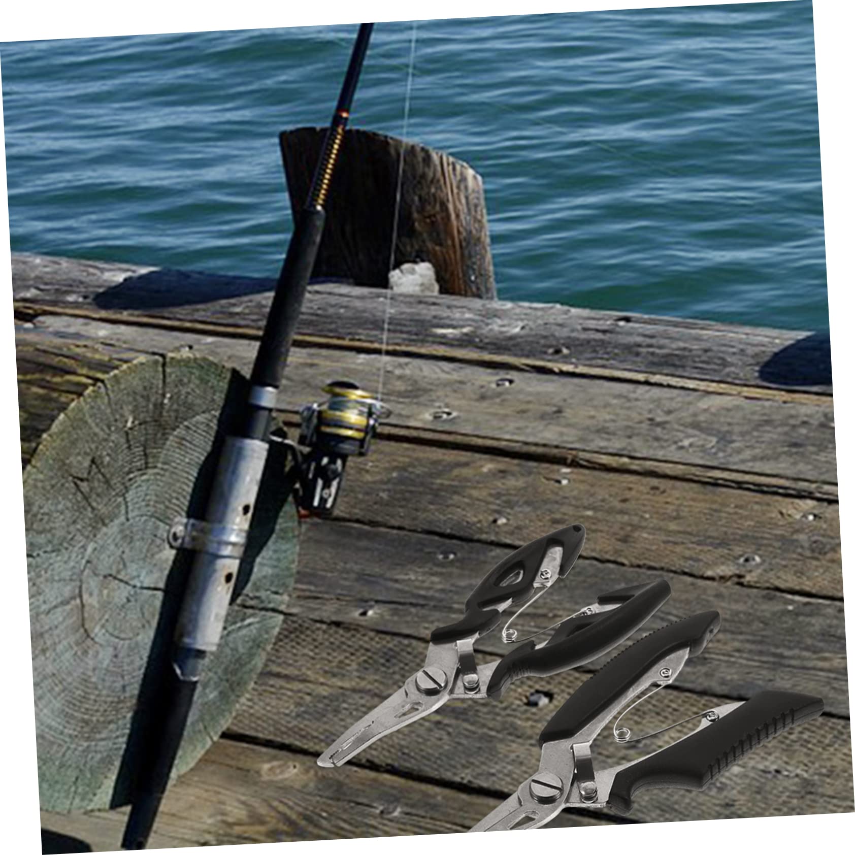 Housoutil 6 Uds Tijeras De Pesca Herramienta Mayor De Acero Inoxidable