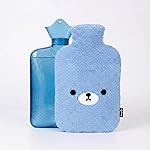Lifelong 2000ml Hot Water Bottle with Cover | Silicone Hot Water Bag for Pain Relief, Period Cramp Comfort & Back, Feet Ache Relief with Soft Fur |Spill & Burn Free Bottle with Hot Compress (LLEHWB54)