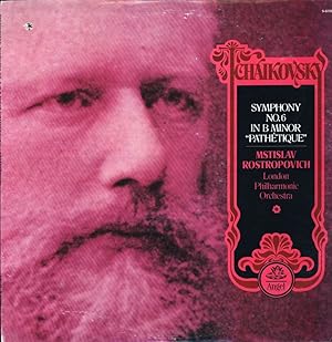 Pyotr Ilyich Tchaikovsky, Mstislav Rostropovich, London Philharmonic Orchestra, The - Sinfonie Nr. 6 "Pathetique" - Angel Records - S-37299 - United States - - Very Good Plus (VG+)/Near Mint (NM or M por Mstislav Rostropovich, London Philharmonic Orchestra, the Pyotr Ilyich Tchaikovsky — capa do álbum