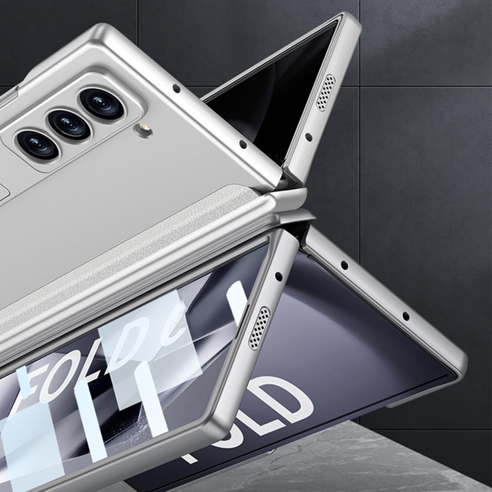 Cover Per Samsung Galaxy Z Fold 8 Ultra, Pieghevole Supporto Anti-Graffio