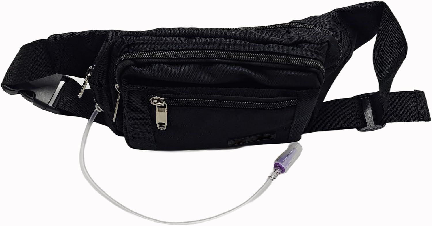 Feeding Tube Bag for Feeding Pump Fanny Pack G Tube J Tube Modified Waist Bag for Enteral Feeding Pump Waist Bag