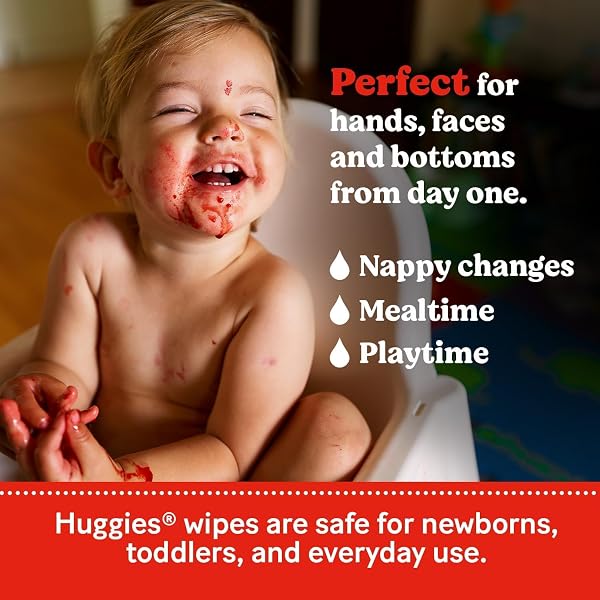 Huggies Pure Plastic Free Baby Wipes - Single Pack (48 Wipes) – 99% Water Wet Wipes, Fragrance Free, Hypoallergenic, Better Cleaning, Soft and Gentle on Babies' Delicate Skin - 5