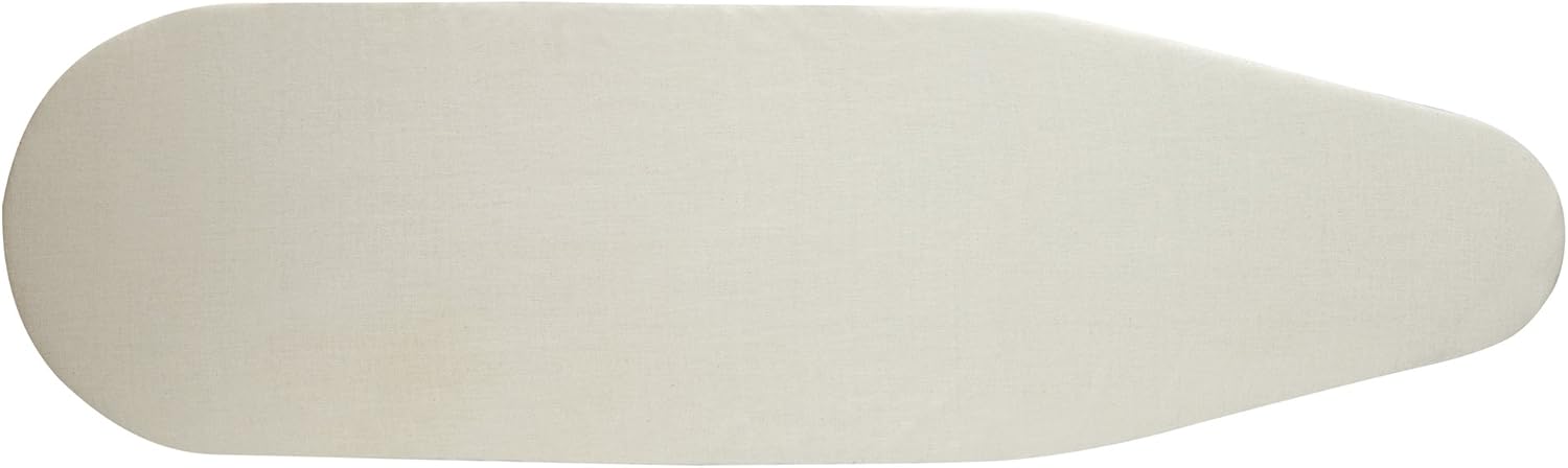 Household Essentials Stow Away® Tabletop Ironing Board Cover, 100% Cotton Cover with Nanomax® Coating, Thick Fiber Pad, One-Piece Cover with Bungee Cord Binding, Stain and Scratch-Resistant, Natural