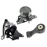 ADVANCE IGNITION Engine Motor and Manual Transmission Mount Set 3PCS Compatible with Toyota 06-17 Yaris 1.5L L4 A4238 A4244 A62032 2006 2007 2008 2009 2010 2011 2012 2013 2014 2015 2016 2017