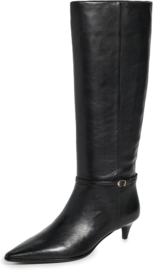 Amazon.com: Madewell Women's The Emilie Tall Boots, True Black, 5