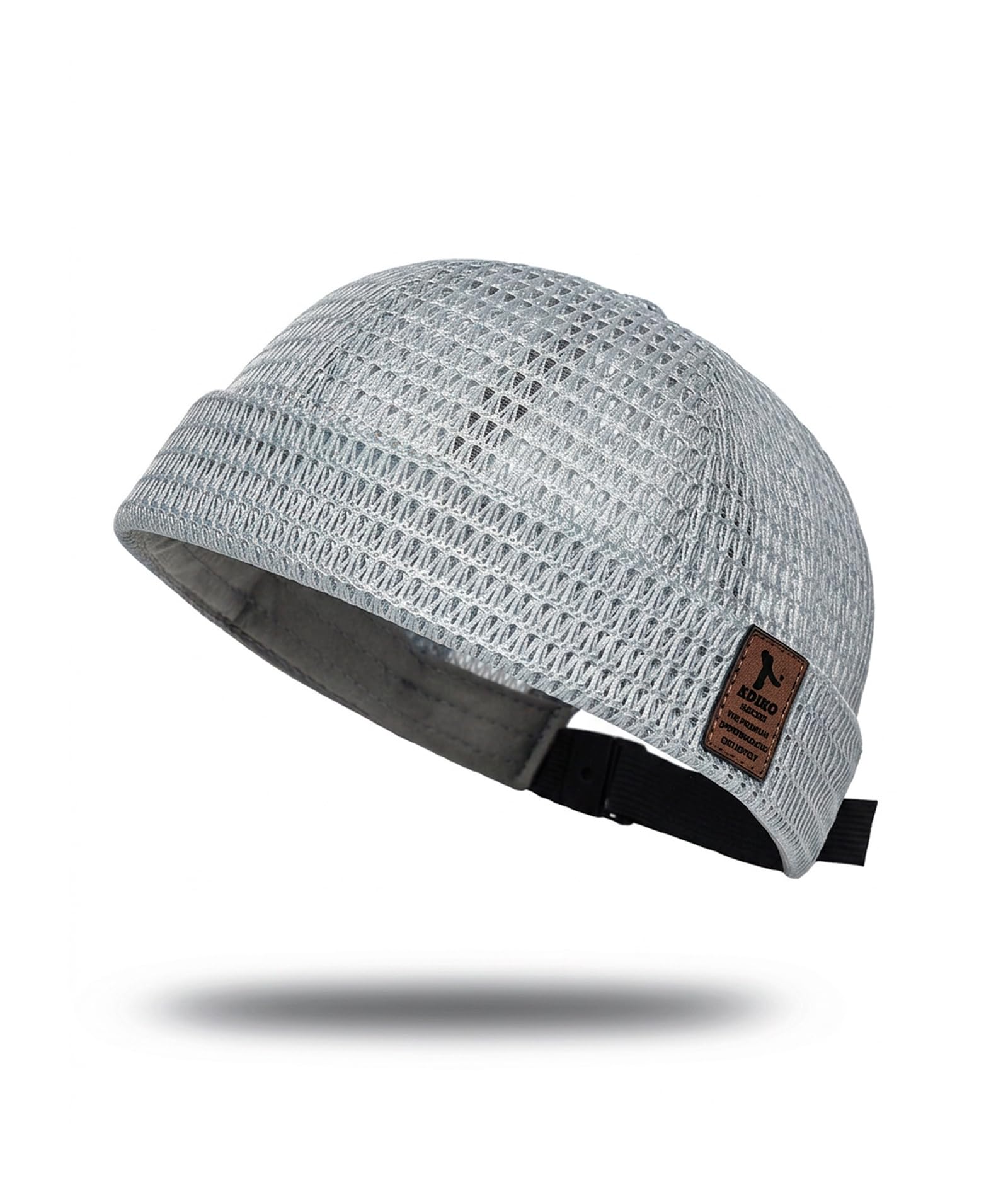 vayusrot Brimless Cap for Men, Breathable Mesh Docker Hat, Lightweight Summer Streetwear Skull Cap Brick-Red-picture-16
